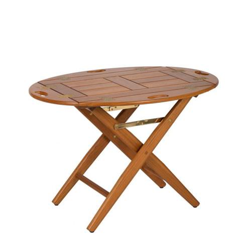 Tavolino per barca - butler - ARC Marine - pieghevole / in teak