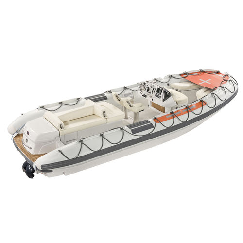 Barca professionale barca di salvataggio - JT 19 RB  - Castoldi - entrobordo a idrogetto / diesel / gommone semirigido
