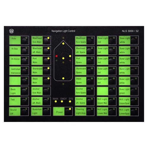 Pannello di comando e controllo marino - NLS3000 - Den Haan Rotterdam - di fanale di navigazione / touch screen