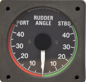 Indicatore per barca - NT920RAI - Navitron - di angolo di barra / analogico