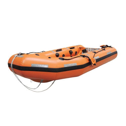 Barca professionale nave di ricerca e salvataggio - RIBO 340 - Survitec - fuoribordo / con scafo rigido