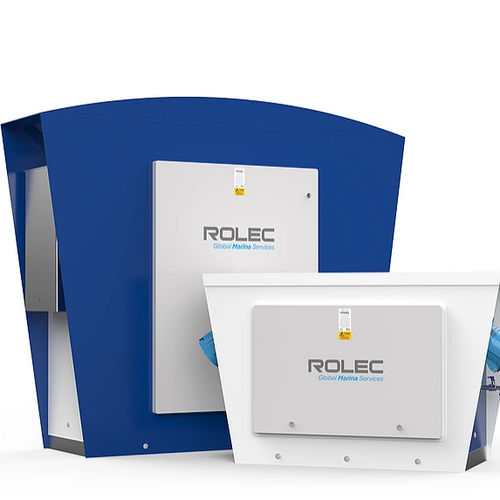 Colonnina con illuminazione incorporata - MEGAMASTER - Rolec Services - di distribuzione elettrica / di distribuzione di acqua / per pontile