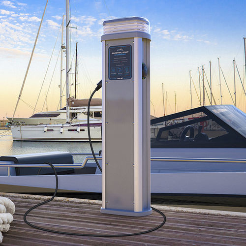 Colonnina elettrica - Rolec Services - di ricarica elettrica / per pontile / per marina
