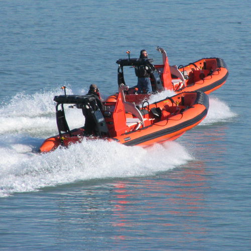 Barca professionale nave di ricerca e salvataggio - ZH 630 CDO - Zodiac Milpro International - entrobordo / gommone semirigido