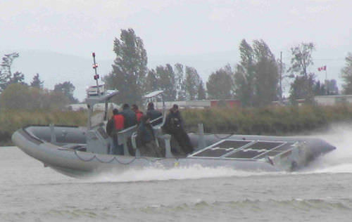 Barca professionale fuoribordo - ZH 1100 CDO - Zodiac Milpro International - in alluminio / gommone semirigido