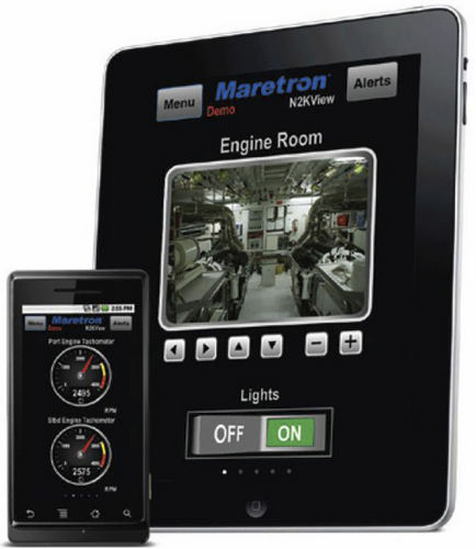 Software per sistemi di monitoraggio e allarme - N2KView® Mobile - Maretron - per barca / per smartphone