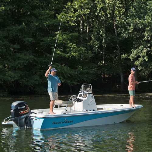 Bay boat fuoribordo - 195  - Nautic Star Boats - con console centrale / open / da pesca sportiva