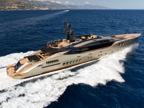 Mega-yacht sportivo - 170 - Palmer Johnson - con cabina di pilotaggio / con 5 cabine / con scafo semiplanante