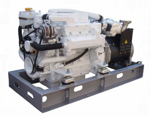 Gruppo elettrogeno diesel - SDA 35 M - SCAM-Marine d.o.o. - per nave / 50 Hz / semiveloce