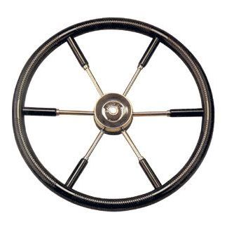 Volante per barca a motore in acciaio inox - Tip 9 - SCAM-Marine d.o.o. - in mogano