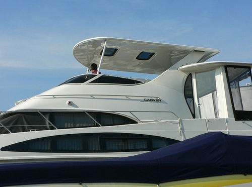 Tendalino parasole per barca - HILINE TOWERS - Atlantic Towers - per flybridge / rigido