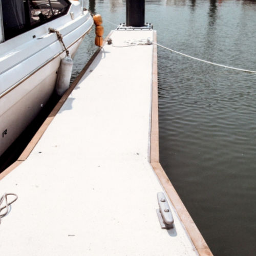 Dock finger in calcestruzzo - SF MARINA - in acciaio galvanizzato