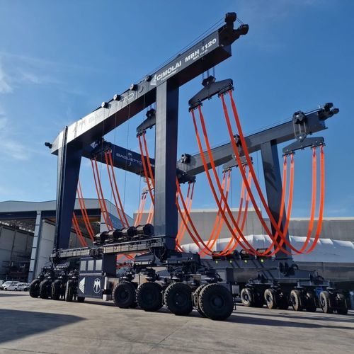 Travel lift controllato a distanza - MBH 1120 - CIMOLAI TECHNOLOGY SPA - a ruote indipendenti / per carichi pesanti / a forma di U