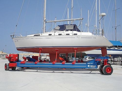 Carrello per movimentazione - MBT 40 - CIMOLAI TECHNOLOGY SPA - per cantiere navale / semovente / controllato a distanza
