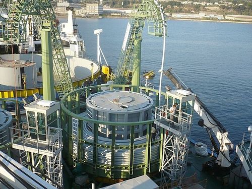 Piattaforma rotante posacavi per nave posacavi - SPE 700 - CIMOLAI TECHNOLOGY SPA