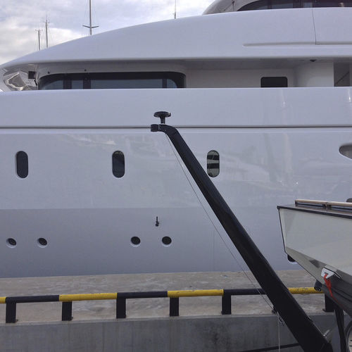 Portabandiera per yacht - SL - SWISS CARBON Marine Systems - in carbonio