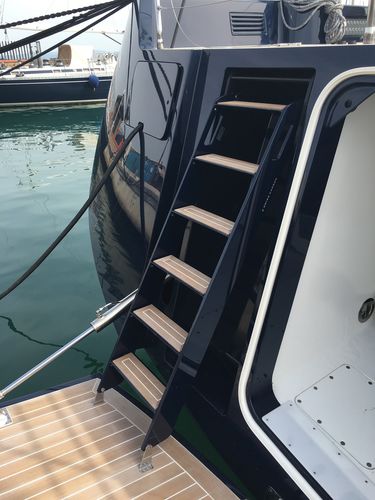 Scaletta per yacht - HYDRA - SWISS CARBON Marine Systems - fissa / da bagno / di poppa