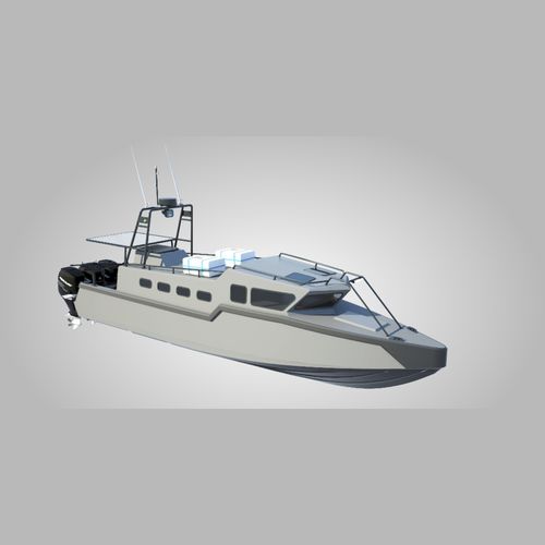 Barca professionale fuoribordo - COMBAT INTERCEPTOR - North Sea Boats