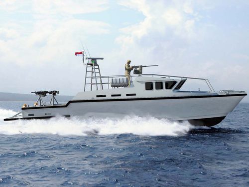 Barca professionale patrol boat - X15 - North Sea Boats - entrobordo a idrogetto / anfibia