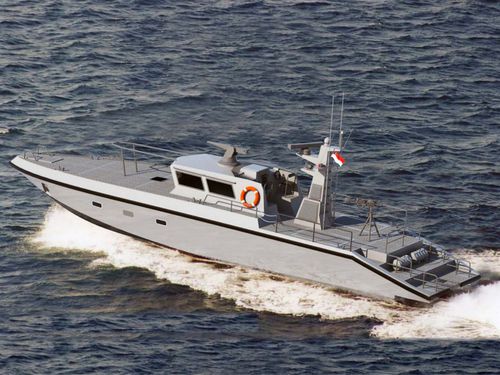 Barca professionale patrol boat - X19 COMBAT - North Sea Boats - entrobordo a idrogetto / anfibia