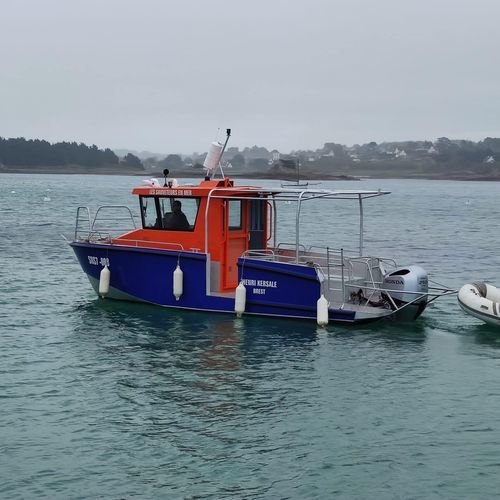 Barca professionale patrol boat - Dervinis 790 - BORD A BORD - barca di salvataggio / imbarcazione di servizio / fuoribordo