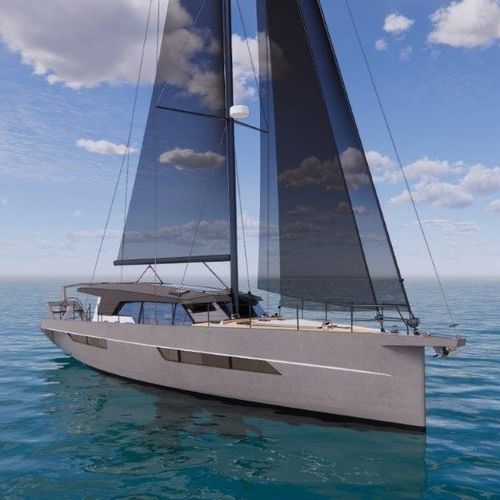 Barca a vela da crociera d'altura - OGHAM 54 - BORD A BORD - con 4 cabine / con 8 cuccette / con deck saloon