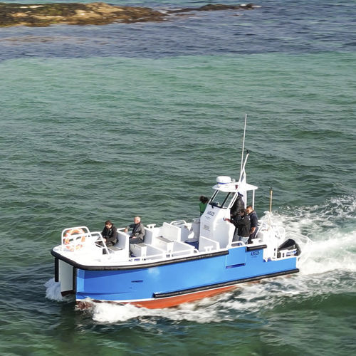 Barca professionale barca per trasporto passeggeri - ARGOCAT 750 - BORD A BORD - fuoribordo / in alluminio / Bureau Veritas