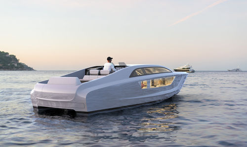 Runabout entrobordo - LIMOUSINE - Pascoe International - con dual console / open / max. 14 persone