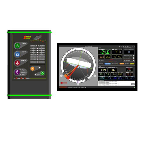 Sistema idraulico per chigila basculante - CKM Canting Keel Manager - OCEAN DATA SYSTEM - per chigila retrattile / per yacht / per barca a vela