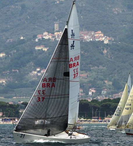 Genoa - UK-Halsey International - per imbarcazione a chiglia da regata monotipo / triradiale / a membrana