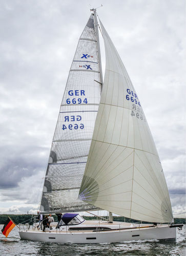 Spinnaker asimmetrico - UK-Halsey International - code 0 / per barca a vela da crociera