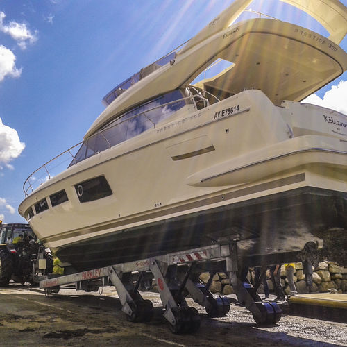 Carrello per movimentazione - PARKLIFT PL - Nautipark - di varo / per barca / per cantiere navale