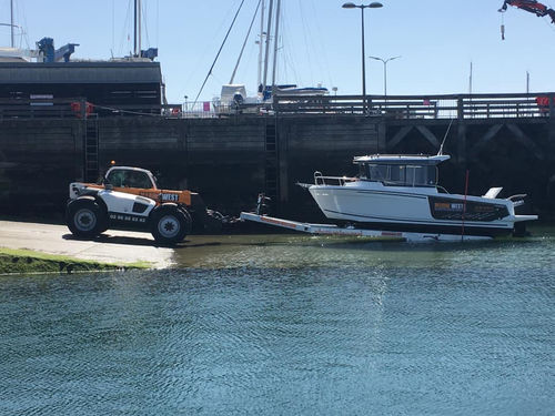 Carrello per movimentazione - QUICKLEV  - Nautipark - di varo / per barca / per cantiere navale