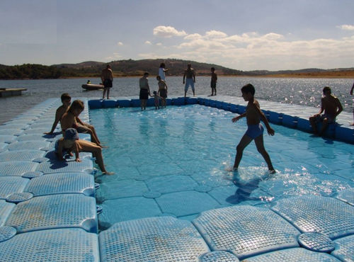 Piscina galleggiante - Cubisystem - modulare
