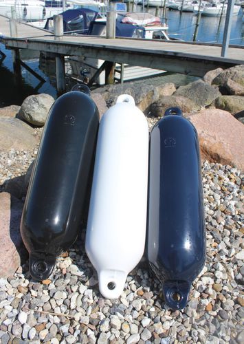 Parabordo per barca - 312L - DAN-FENDER - cilindrico / nero / blu