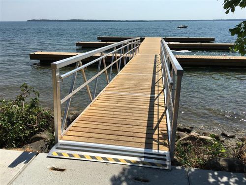 Passerella per marina - CONOLIFT - manuale / in alluminio