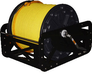 Argano per nave - CRS-1124 / CRS-1924 - Shark Marine Technologies - per cavo ombelicale di ROV / con motore elettrico