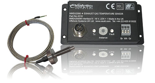 Indicatore di temperatura - 4510, 4511 - Oceanic Systems - per barca / con display LED / NMEA 2000®