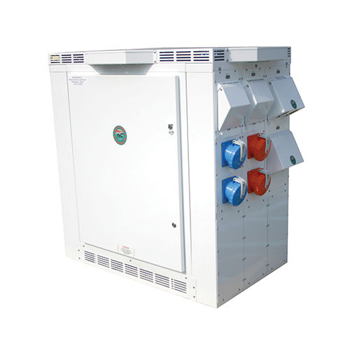 Colonnina di distribuzione elettrica - MegaYacht - Eaton - per pontile / in acciaio inossidabile / compatta
