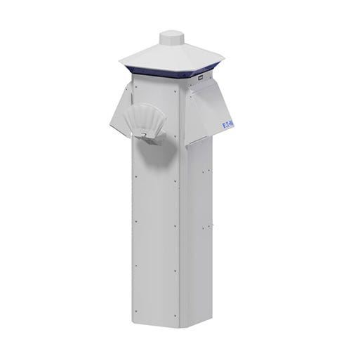 Colonnina con illuminazione incorporata - Lighthouse SS - Eaton - di distribuzione elettrica / per pontile / in acciaio inossidabile