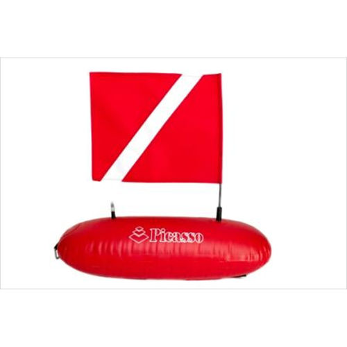 Boa di segnalazione per immersione - BLUEWATER  - Picasso SG - in Hypalon® / rossa / bianca