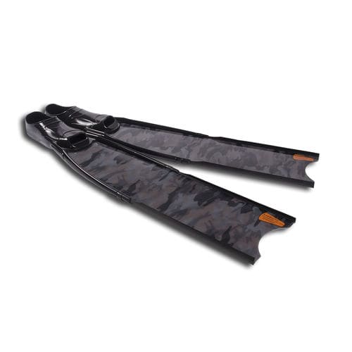 Pinne per pesca subacquea - GRAY-CAMO - Leaderfins - in fibra di vetro