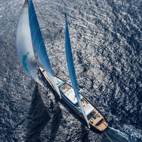 Sailing-superyacht di lusso da crociera - AQUIJO - Oceanco - con fly / ketch / su misura