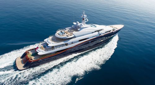 Mega-yacht da crociera - NIRVANA  - Oceanco - con cabina di pilotaggio / con 6 cabine / in acciaio