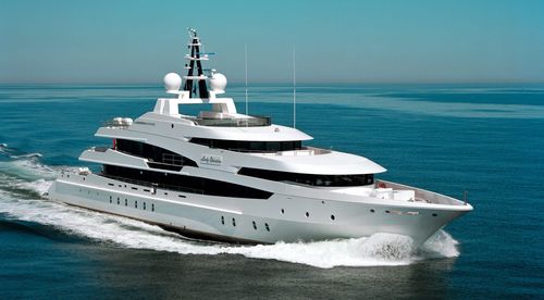 Mega-yacht da crociera - Lady Maja I - Oceanco - con cabina di pilotaggio / con 5 cabine / in acciaio