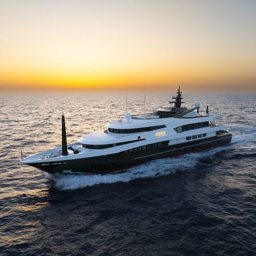 Mega-yacht da crociera - ALFA G - Oceanco - con fly / con cabina di pilotaggio / con 6 cabine