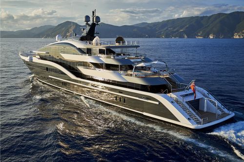 Mega-yacht da crociera - LUNA - Oceanco - raised pilothouse / con piscina