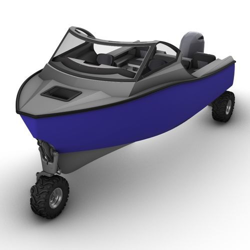 Barca da pesca e diporto fuoribordo - CUDDY 6.5M - Sealegs International Limited - open / in alluminio / max. 6 persone