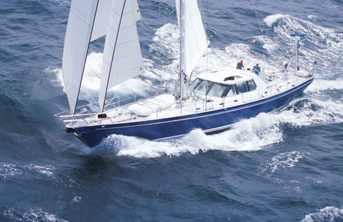 Sailing-yacht da crociera - Maya - McMullen & Wing - con pozzetto centrale / in alluminio