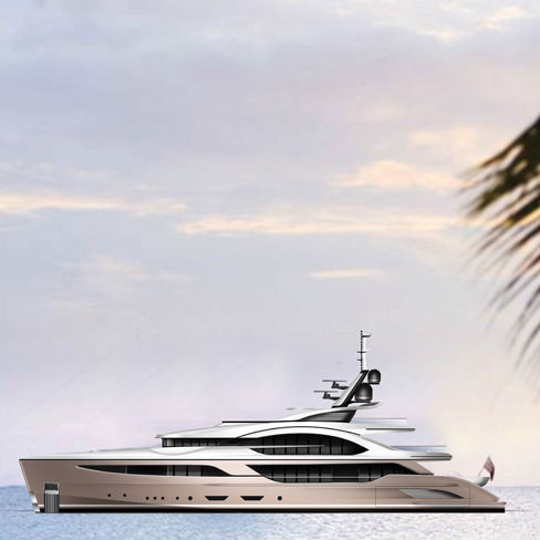 Mega-yacht da crociera - Blade 48 - McMullen & Wing - con cabina di pilotaggio / con piscina
